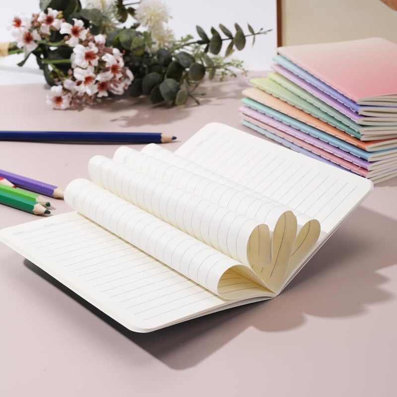 Ddaowanx Small Lined Notepads, Bulk Cute Mini Journals,3.5 x 5.5 Inches,72 Pages, Pocket Notebooks Set Colorful Cover Notebooks for Kids, Party Favors (60) - Image 5